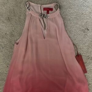 NWT Jennifer Lopez JLO Kohl’s Tank Top Diamond Pink Women’s Top